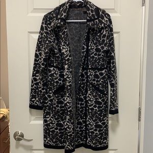 Animal Print Cardigan